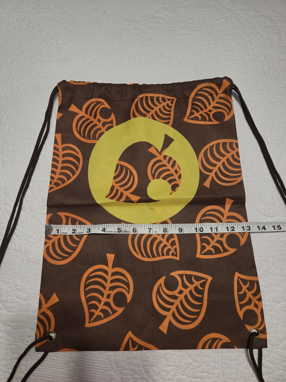 Drawstring Animal Crossing Backpack - Picture 3 of 3